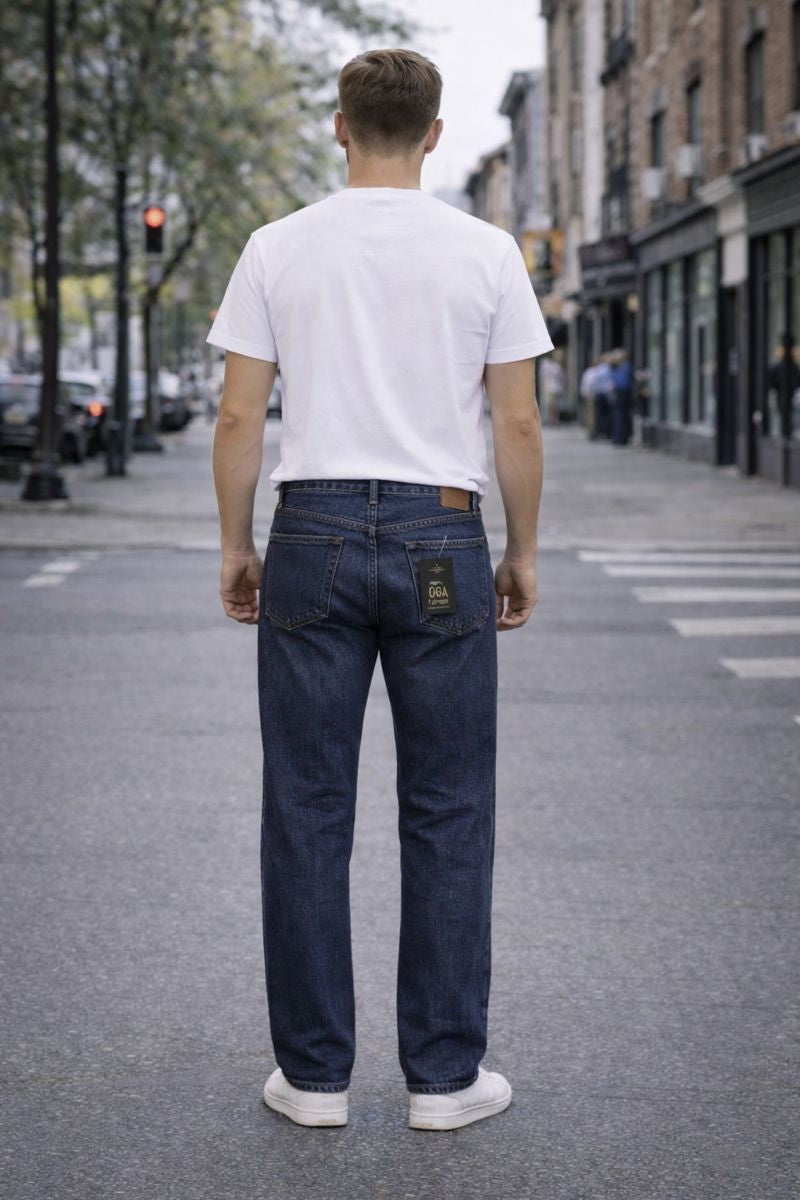 Blugi Bărbați Albastru Închis – Regular Fit, Stil Casual Clasic