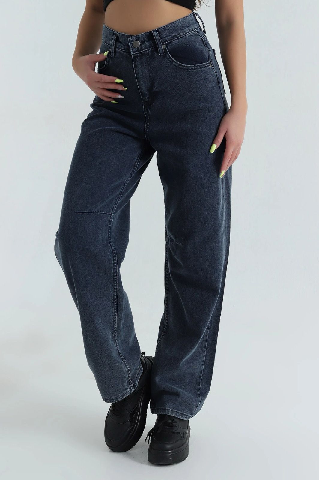 Blugi Damă Baggy – Arka Tokalı 483-IS R5