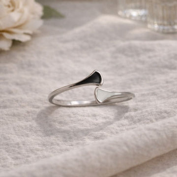 Inel Minimalist din Argint 925 – Design Deschis, Modern și Elegant