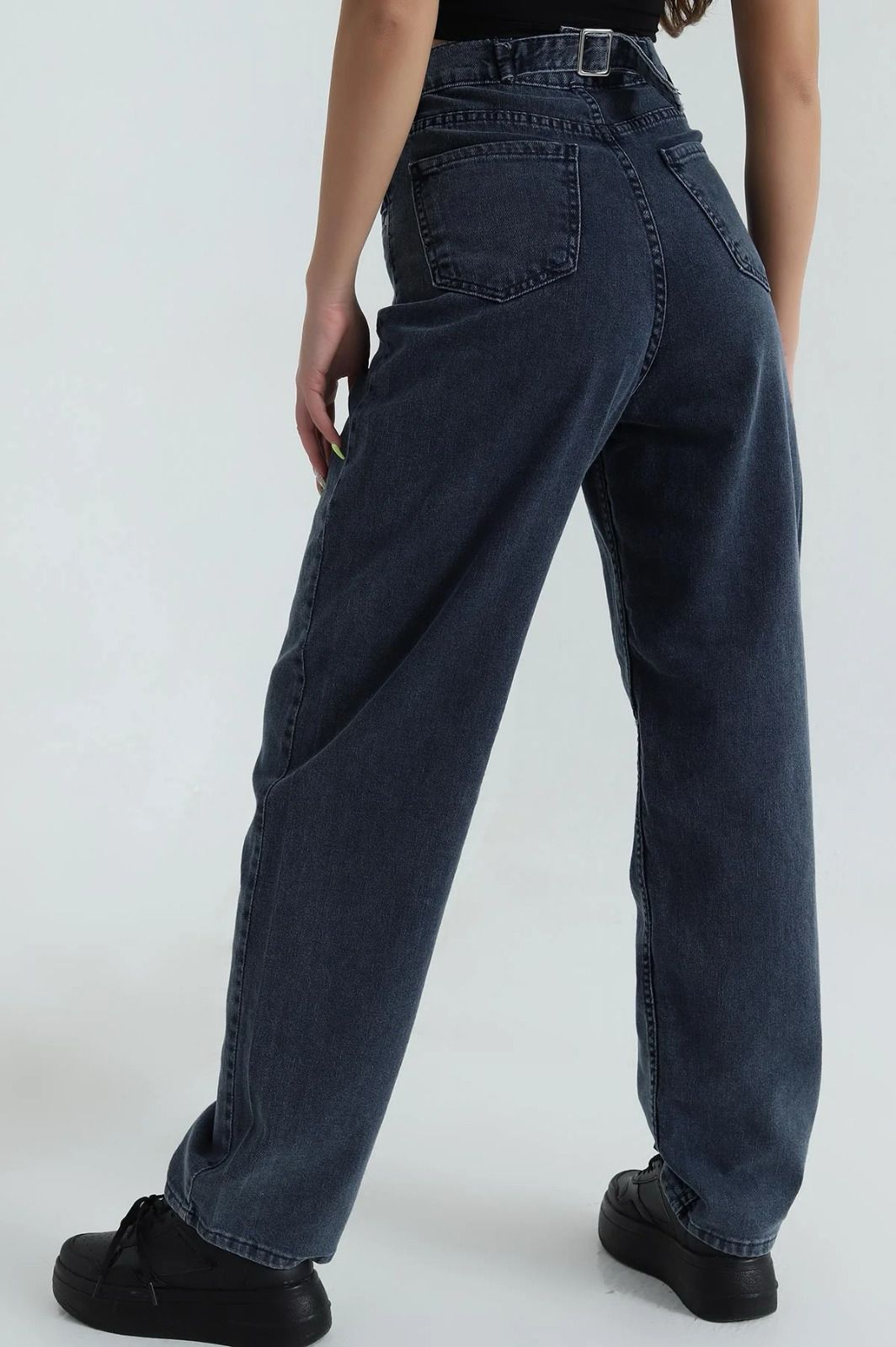 Blugi Damă Baggy – Arka Tokalı 483-IS R5