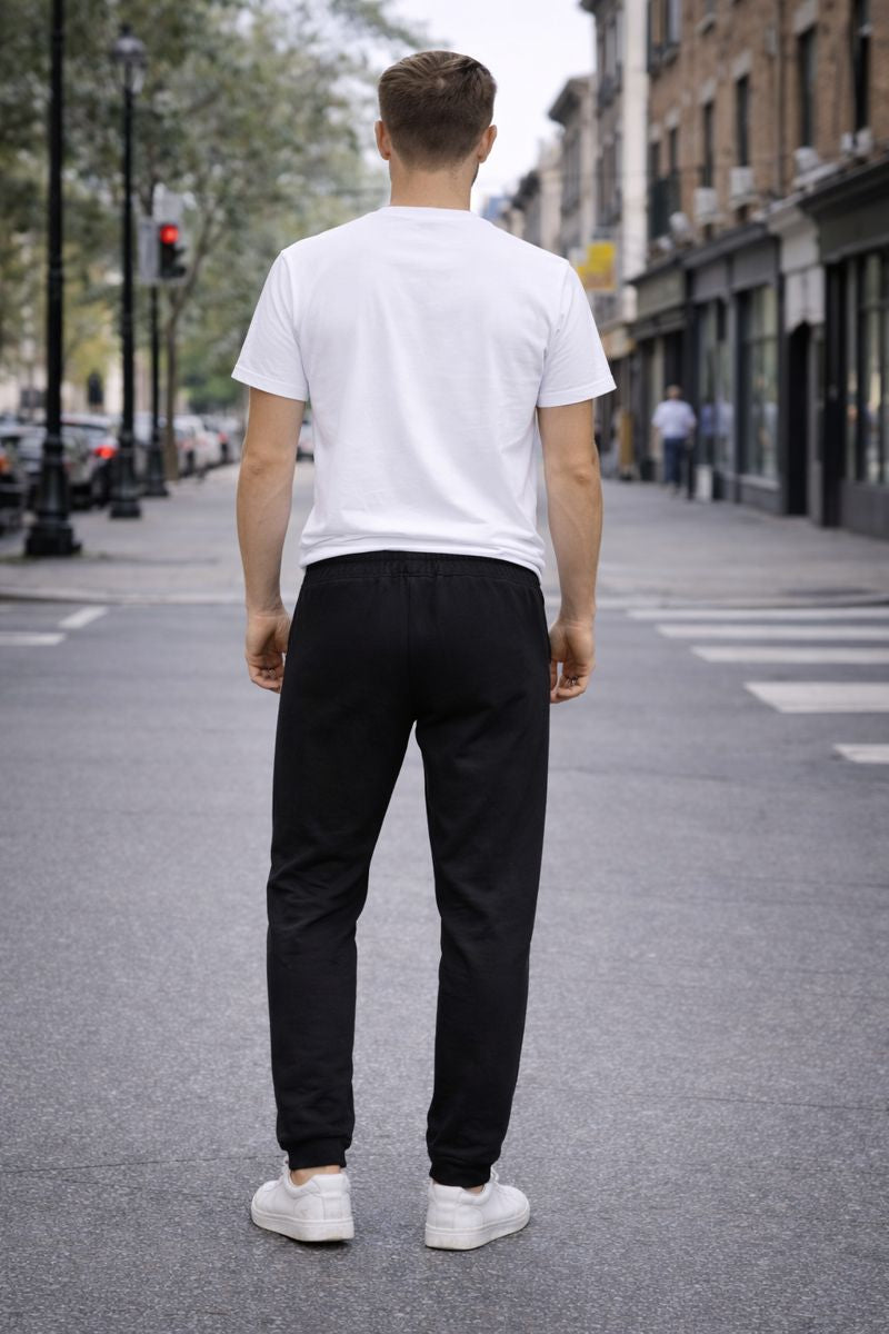 Pantaloni Joggers Bărbați - Negru Natural