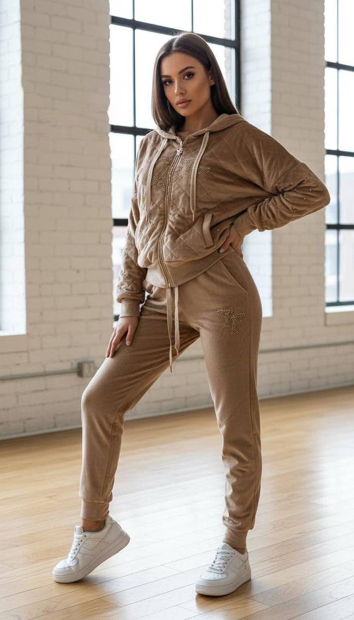 Trening damă Velvet – Model 9144 (Bej)